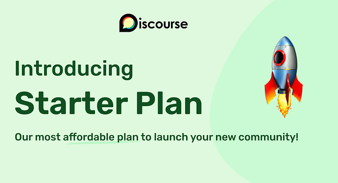Introducing the new Starter Plan!