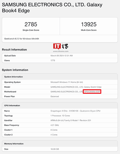 Geekbench 跑分