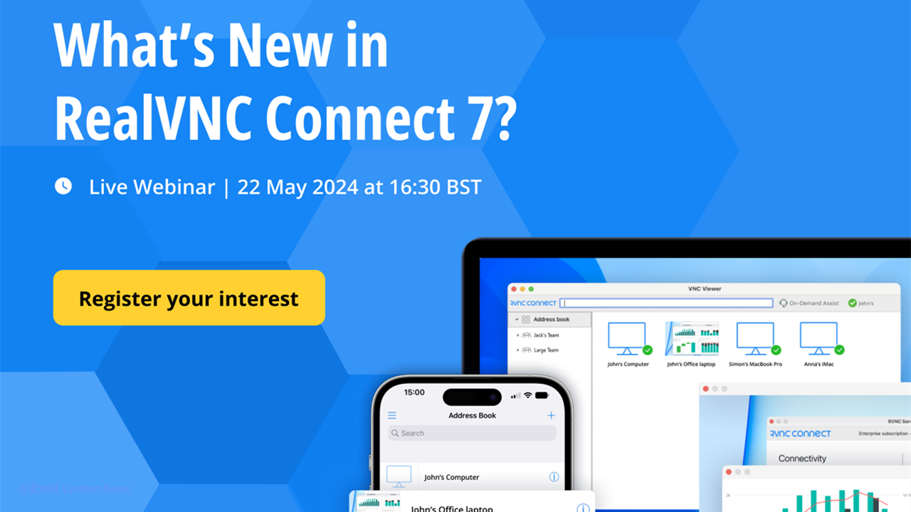远程控制软件RealVNC将在6月17日删除免费的家庭版 但还有个免费版可用
